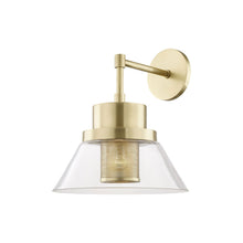 Load image into Gallery viewer, Paoli Wall Light in Aged Brass.