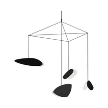 Load image into Gallery viewer, Papillons™ 4-Light LED Pendant Light in Small/Satin Black.