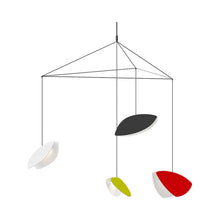 Load image into Gallery viewer, Papillons™ 4-Light LED Pendant Light in Large/Satin Black / Satin Red / Satin Yellow / Satin White.