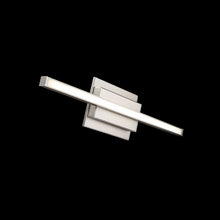 Load image into Gallery viewer, Parallax LED Bath Wall Light in Detail.