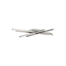 Load image into Gallery viewer, Parallax LED Flush Mount Ceiling Light in Brushed Nickel (Small).