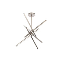 Load image into Gallery viewer, Parallax LED Pendant Light in Brushed Nickel (Small).