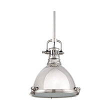 Load image into Gallery viewer, Pelham Pendant Light Medium/Polished Nickel.