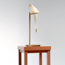 Load image into Gallery viewer, Perch LED Table Lamp in living room.