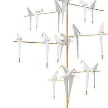 Load image into Gallery viewer, Perch Tree LED Chandelier in Detail.