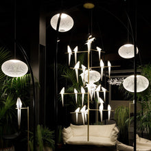 Load image into Gallery viewer, Perch Tree LED Chandelier in living room.
