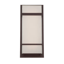 Load image into Gallery viewer, Phantom Outdoor LED Wall Light in Medium/Bronze.