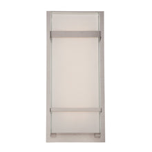 Load image into Gallery viewer, Phantom Outdoor LED Wall Light in Medium/Stainless Steel.