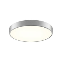Load image into Gallery viewer, Pi LED Flush Mount Ceiling Light in Bright Satin Aluminum (16-Inch).