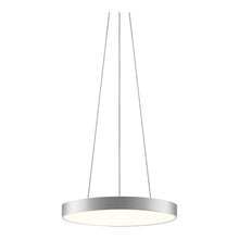 Load image into Gallery viewer, Pi LED Pendant Light in Bright Satin Aluminum (20-Inch).