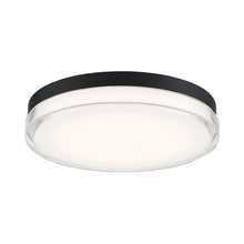 Load image into Gallery viewer, Pi Outdoor LED Flush Mount Ceiling Light in X-Large/3000K/Black.