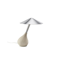 Load image into Gallery viewer, Piccola Table Lamp in Ivory Leather.