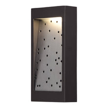 Load image into Gallery viewer, Pinball Outdoor LED Wall Light in Bronze.