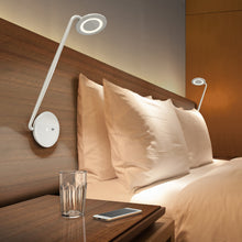 Load image into Gallery viewer, Pixo Plus LED Table Lamp in bedroom.