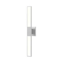Load image into Gallery viewer, Planes™ Double LED Bath Vanity Light in Small/Bright Satin Aluminum.