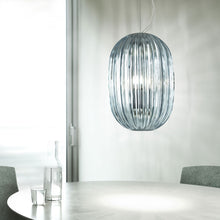 Load image into Gallery viewer, Plass Pendant Light in dining room.