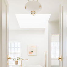 Load image into Gallery viewer, Plaster No.2 Pendant Light in bathroom.