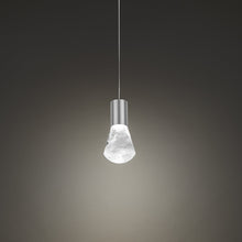 Load image into Gallery viewer, Plum LED Pendant Light in Detail.