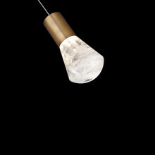 Load image into Gallery viewer, Plum LED Pendant Light in Detail.