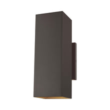 Load image into Gallery viewer, Pohl Outdoor Two Light Wall Light in Grey.