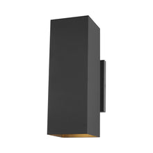Load image into Gallery viewer, Pohl Outdoor Two Light Wall Light in Small/Black.