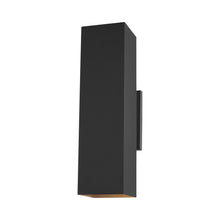 Load image into Gallery viewer, Pohl Outdoor Two Light Wall Light in Large/Black.