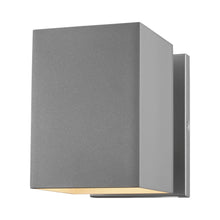 Load image into Gallery viewer, Pohl Outdoor Wall Light in Small/Painted Brushed Nickel.