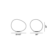 Load image into Gallery viewer, Poly Gregg Table Lamp - line drawing.