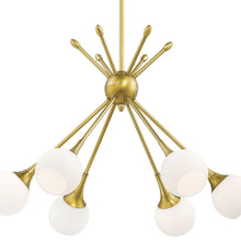 Load image into Gallery viewer, Pontil Chandelier in Detail.