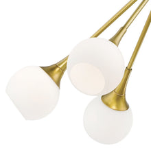 Load image into Gallery viewer, Pontil Chandelier in Detail.
