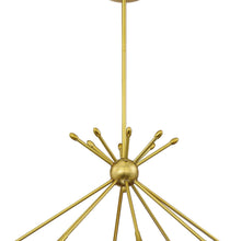 Load image into Gallery viewer, Pontil Chandelier in Detail.
