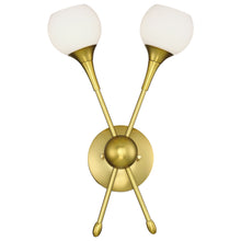 Load image into Gallery viewer, Pontil Wall Light in Honey Gold.