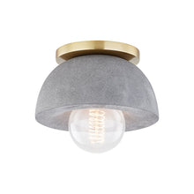Load image into Gallery viewer, Poppy Flush Mount Ceiling Light in Grey.