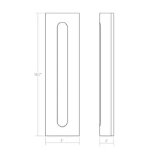 Load image into Gallery viewer, Porta™ Outdoor LED Wall Light - line drawing.