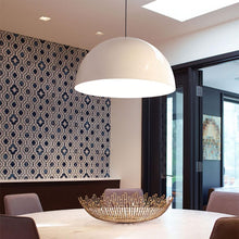 Load image into Gallery viewer, Powell Street Pendant Light in dining room.