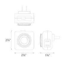 Load image into Gallery viewer, Power Supply Mechanical Timer - line drawing.