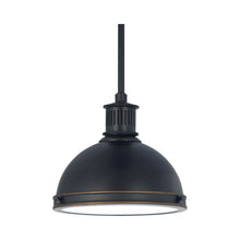 Load image into Gallery viewer, Pratt Street Metal Pendant Light in 1-Light/Autumn Bronze.