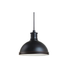 Load image into Gallery viewer, Pratt Street Metal Pendant Light in 3-Light/Autumn Bronze.