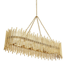 Load image into Gallery viewer, Prescott Oval Chandelier in Detail.