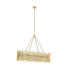 Load image into Gallery viewer, Prescott Oval Chandelier in Detail.