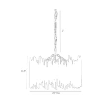 Load image into Gallery viewer, Prescott Pendant Light - line drawing.