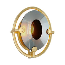 Load image into Gallery viewer, Prism Wall Light in Gold Leaf (Oval).
