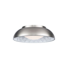 Load image into Gallery viewer, Prisma LED Flush Mount Ceiling Light in Silver.