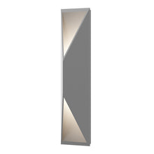 Load image into Gallery viewer, Prisma™ Outdoor LED Wall Light in Large/Textured Gray.