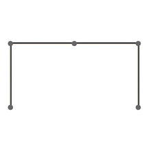 Load image into Gallery viewer, Purolinear 360™ Double N Linear LED Wall Light in Satin Black.