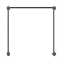Load image into Gallery viewer, Purolinear 360™ Single N LED Wall Light in Satin Black.
