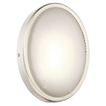 Load image into Gallery viewer, Radiun Outdoor LED Wall Light in Brushed Aluminum.