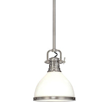 Load image into Gallery viewer, Randolph Pendant Light Medium/Satin Nickel.