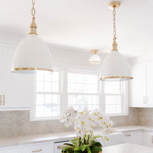 Load image into Gallery viewer, Randolph Semi-Flush Mount Ceiling Light in kitchen.