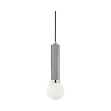 Load image into Gallery viewer, Reade Pendant Light in Polished Nickel.